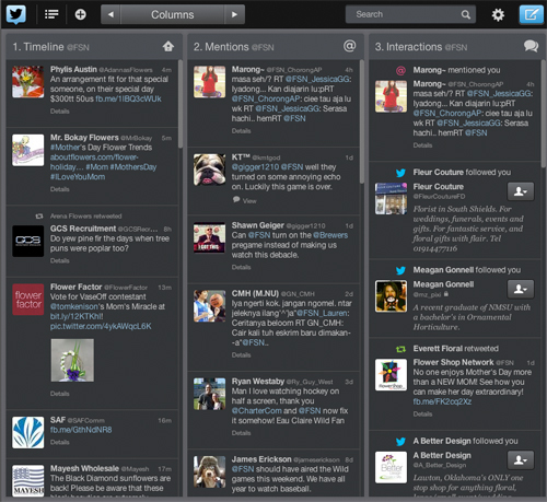 TweetDeck Dashboard 