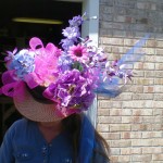 Derby hat flowers by C.I.D. Floral, Sherman IL