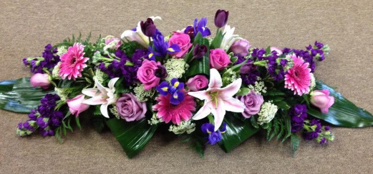 Floral centerpiece by Flower Boutique, Cherry Hill NJ