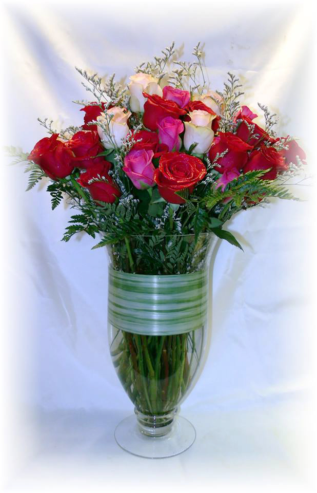 Rose arrangement by MaryJane's Flowers & Gifts, Berlin NJ