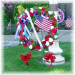 Patriotic wreath by MaryJane's Flowers & Gifts, Berlin NJ