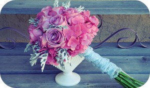 Romantic Vintage Bouquet by Blooming Art Floral Design in San Diego CA