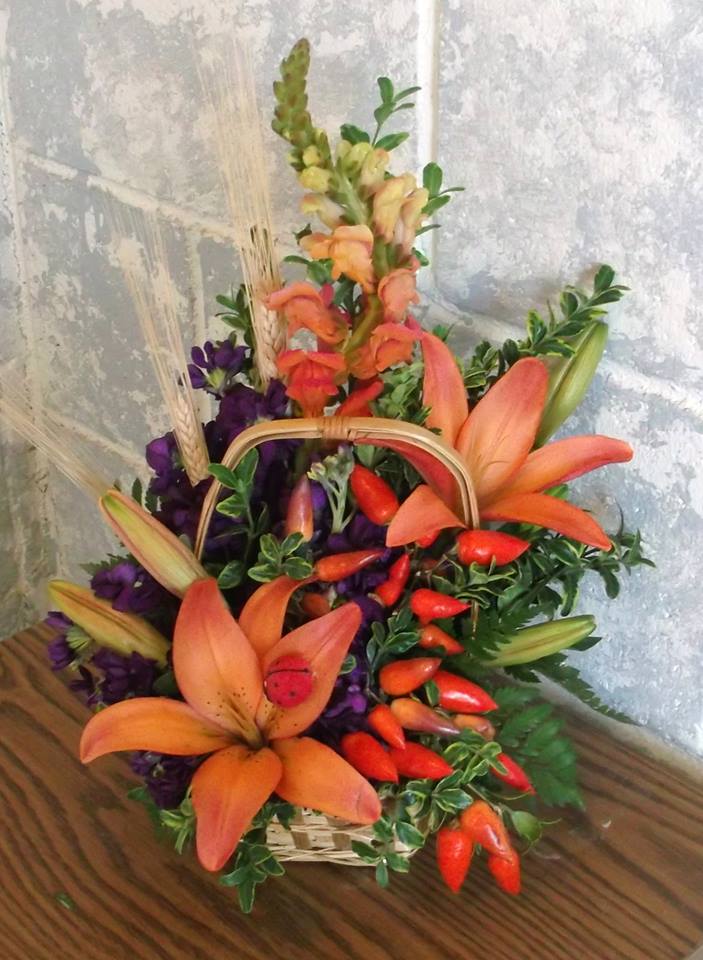 A spicy arrangement from A-1 Flowers & More in Cottonwood, ID