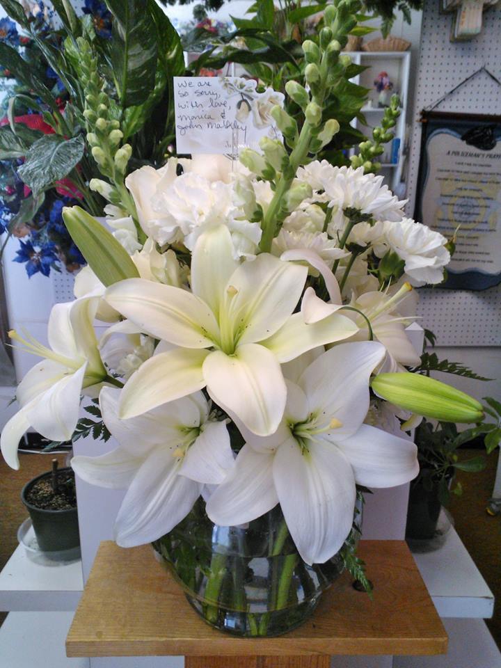 Gorgeous arrangement by Wilma's Flowers in Jasper, AL