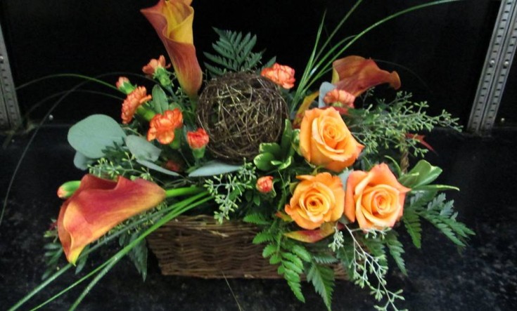 Elegant arrangement from Inspirations Floral Studio in Lockhaven, PA