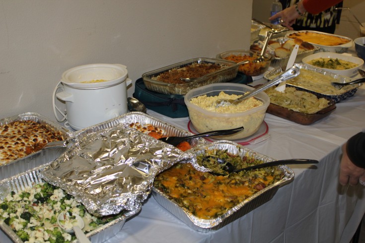 Potluck food