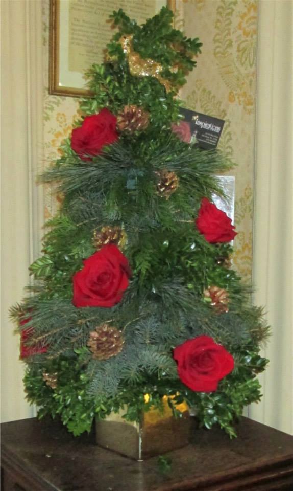 Boxwood and mixed green tree from Inspirations Floral Studio in Lock Haven, PA