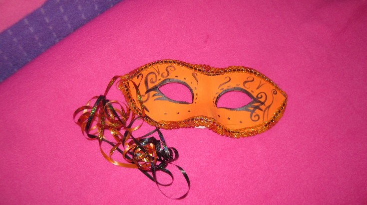 Beautiful carnival mask from Alicias Wonderland II in Renton, WA