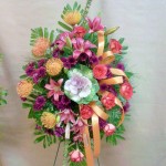 A gorgeous standing spray from Marshfield Blooms in Marshfield, MO