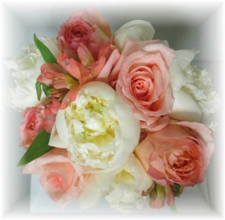 Bridal bouquet from Inspirations Floral Studio in Lock Haven, PA