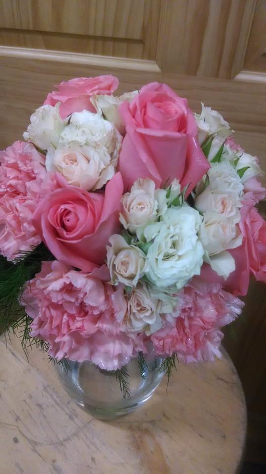 Lovely bridesmaids bouquets from Mabel Flowers in Mabel, MN