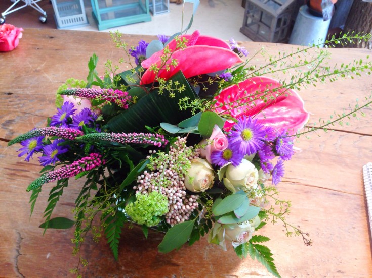 Stunning arrangement from Petals in Thyme in Wasaga Beach, ON