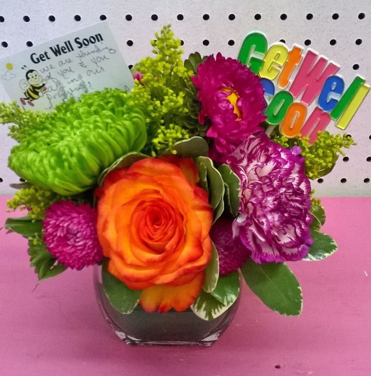 'Get Well Soon' from Wilma's Flowers in Jasper, AL