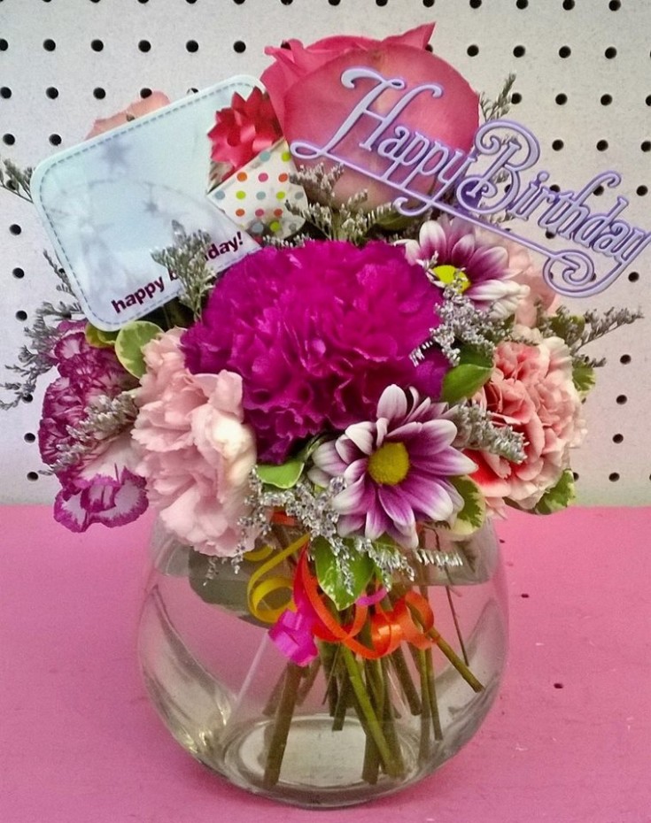 'Happy Birthday' from Wilma's Flowers in Jasper, AL