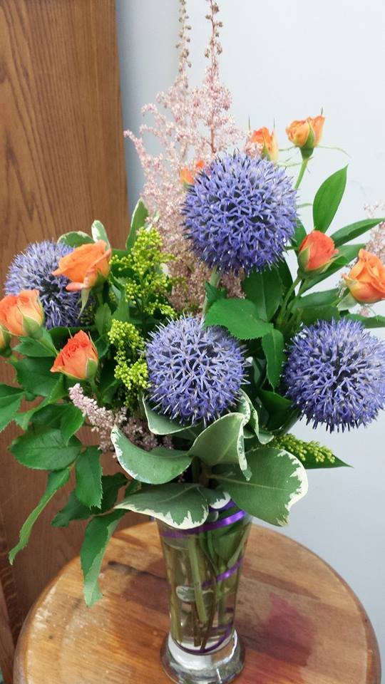 Battling bumblebees for thisltles pays off at CR Flowers & Gifts in Bracebridge, ON