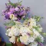 Garden bouquets for the bride and bridesmaids with Klamath Flower Shop in Klamath Falls, OR