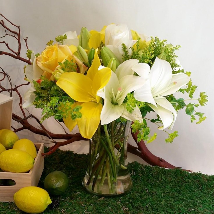 Sunny day lilies from Paradise Valley Florist in Scottsdale, AZ