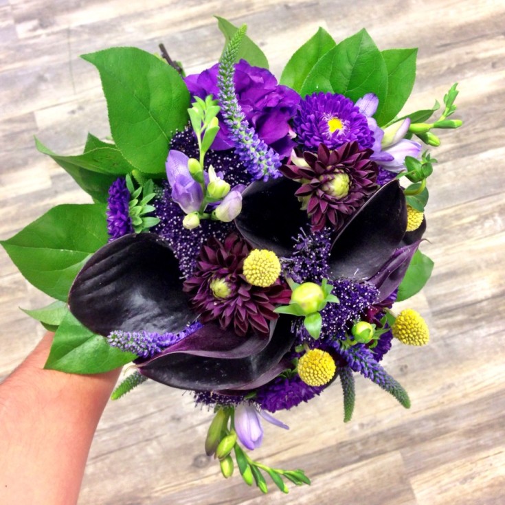 Amazing bridal bouquet design from Petals in Thyme of Wasaga Beach, ON