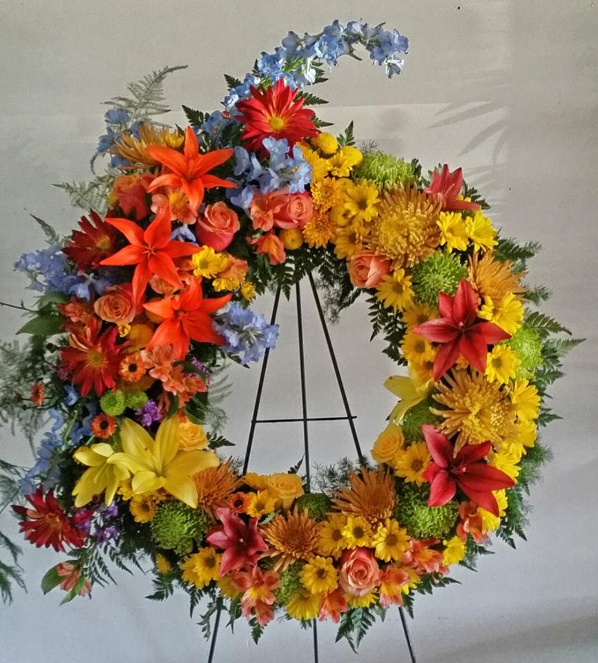 Beautiful tribute wreath from Artistic East Orlando Florist in Orlando, FL