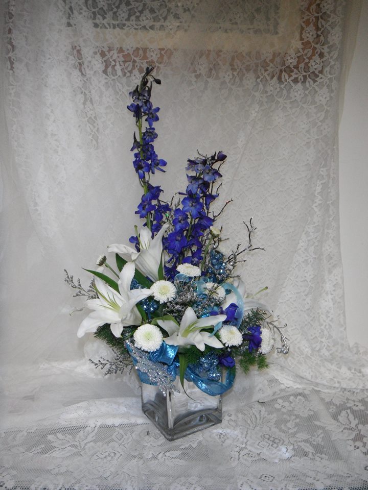 Creating a 'Frozen' bouquet from Crow River Floral and Gifts in Hutchinson, MN