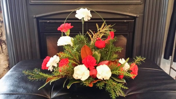 A gift from secret santa by BlueShores Flowers and Gifts in Wasaga Beach, ON