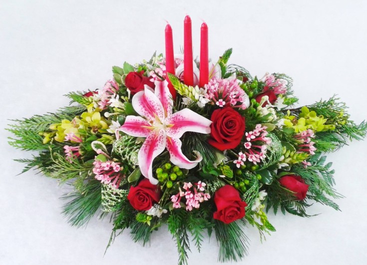 Christmas elegance from Marshfield Blooms in Marshfield, MO