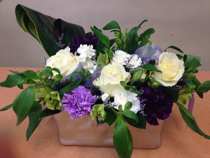 A lovely flower basket from Oak Bay Flower Shop Ltd. in Victoria, BC