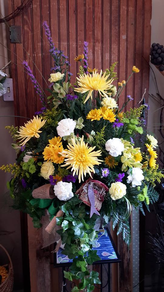 Sweet arrangement by Garden Gate Flower Shop in North Salem
