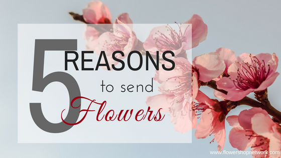 5 Reasons To Send Flowers March ’18