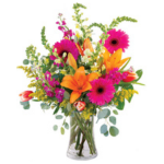 Lively Lilies and Gerberas